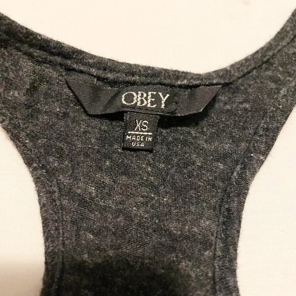 Obey Peace USA Flag Tank Top Womens Size XS - Picture 4 of 13